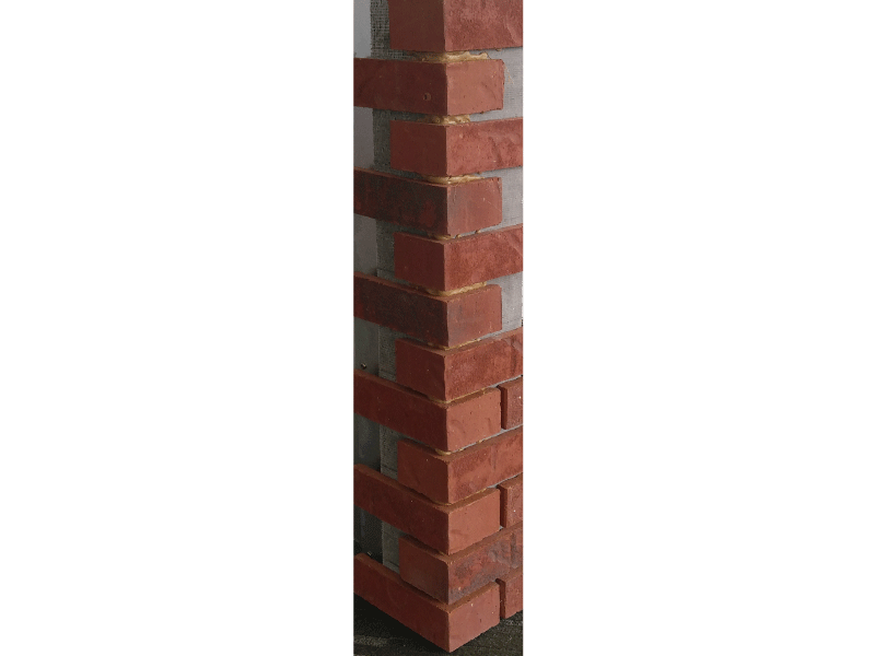 prefab thin brick corners