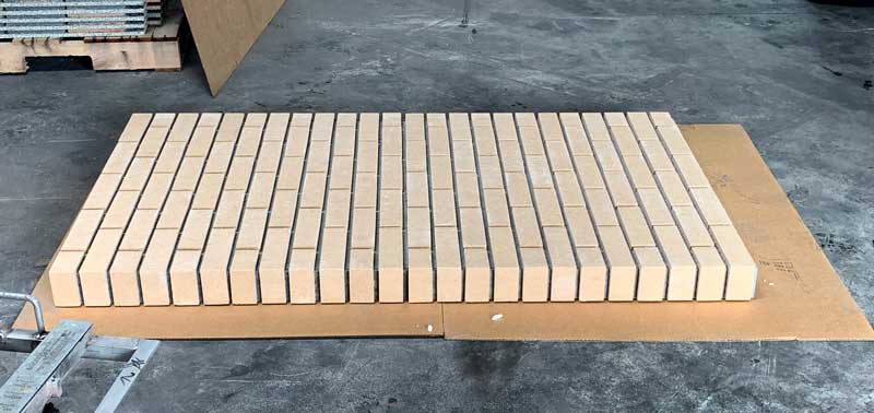 thin brick custom pilaster