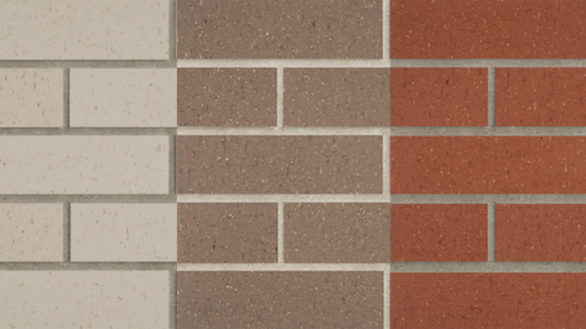 Three Brick Images Side-by-Side